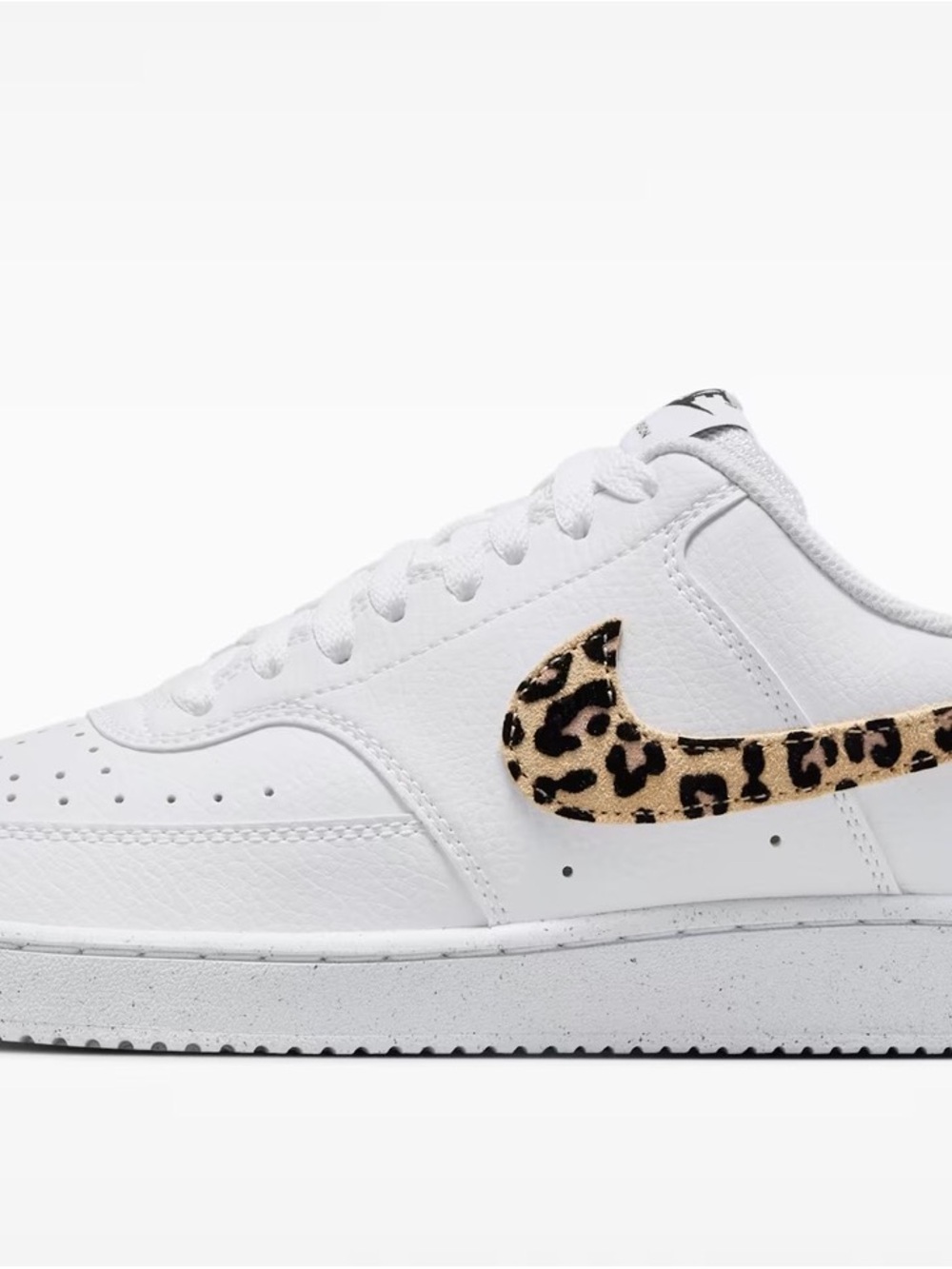 Nike Court Vision with Leopard Print Swoosh